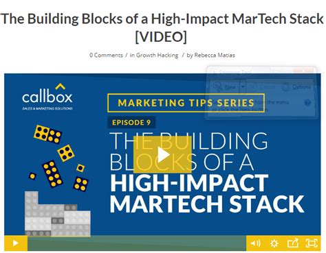 understand  key building blocks   winning martech stack  find