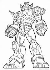Zords Coloring4free sketch template
