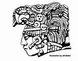 Mayan Aztec Coloring Drawing Inca Drawings Symbols Maya Pages Simple Clipart Ancient Mayans Tattoos Clip Ruins Mexican Symbol Getdrawings Cool sketch template