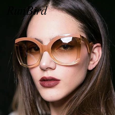 2018 black oversized square sunglasses women gradient summer style