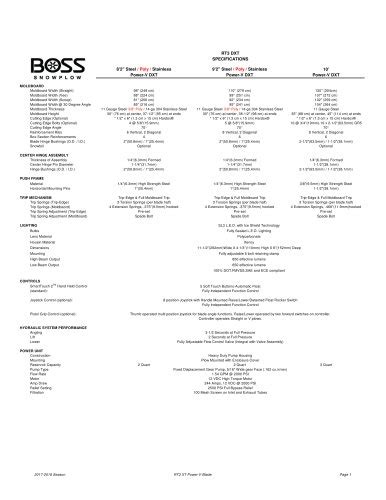 power  dxt blade plows boss  catalogs technical documentation brochure