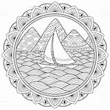 Sail Zentangle sketch template