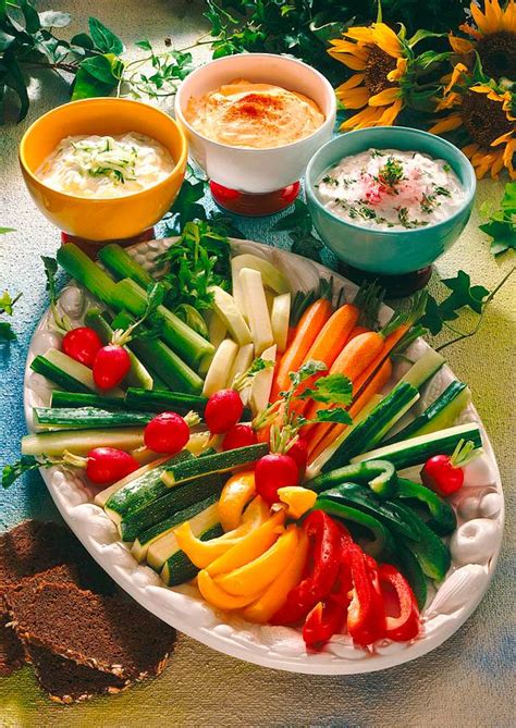 quark dips mit gemueseplatte rezept lecker