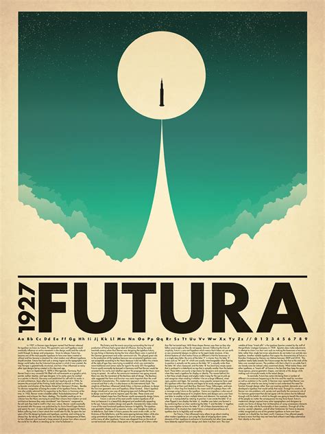 futura typography poster  redx raven  deviantart