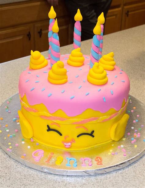 shopkins wishes  birthday cake  layer      cake