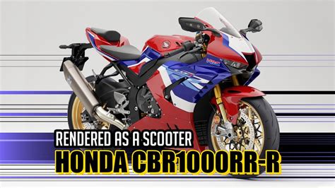 rendering  honda cbrrr  inspired scooter    epic   sounds