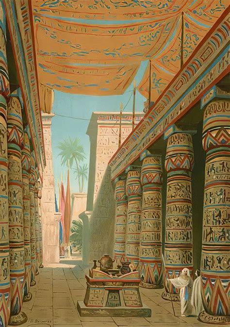 Interior Of A Palace Of An Egyptian Ruler Dionisio