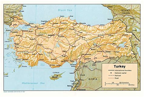 turkey maps printable maps  turkey