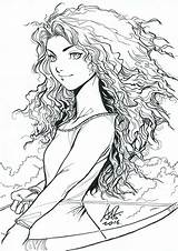 Merida Princesses Artgerm Dessins Princesse Par Brave Tvhland Coloriages Archery Coloringonly Angus Plus Adulte sketch template