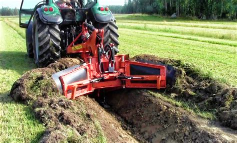 ditch plough  creating  cleaning ditches mph