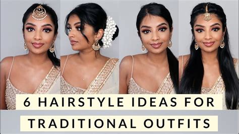 6 Hairstyle Ideas For Traditional Indian Tamil Wedding Outfit Saree