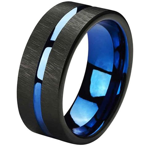 black tungsten rings  men    popular heres