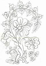 Embroidery Coloring Pages Patterns Hand Designs Drawings Visit Ribbon sketch template