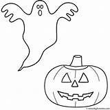 Ghost Coloring Pumpkin Halloween Lantern Pages Jack Happy Ghosts Face Printable Template Print Templates Color Getcolorings Bigactivities sketch template