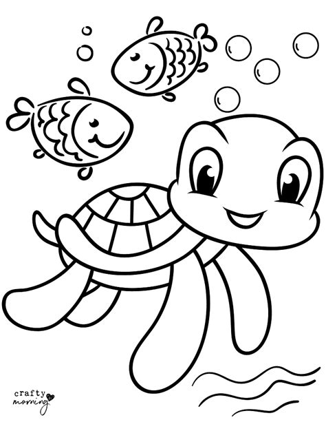 cute coloring pages  kids  print crafty morning