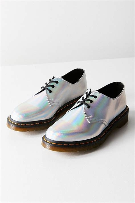 dr martens  iced metallic oxford metallic oxfords martens  leather oxfords