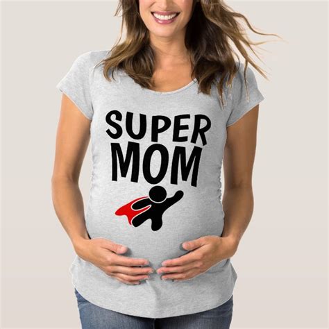 Shirt Supermom Womens Maternity T Maternity Clothing
