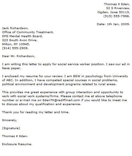 social work cover letter examples cover letter  cover letter