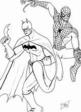 Comics Superheroes sketch template