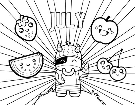 july coloring page coloringcrewcom