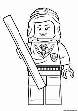 Coloring Pages Hogwarts Potter Lego Harry Getcolorings Fresh sketch template