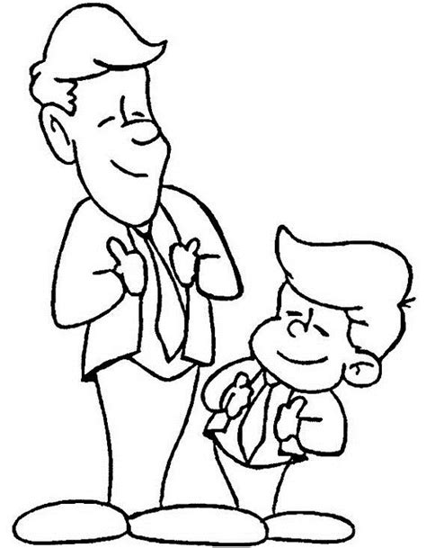 daddy coloring pages  kids  fathers day family holidaynet