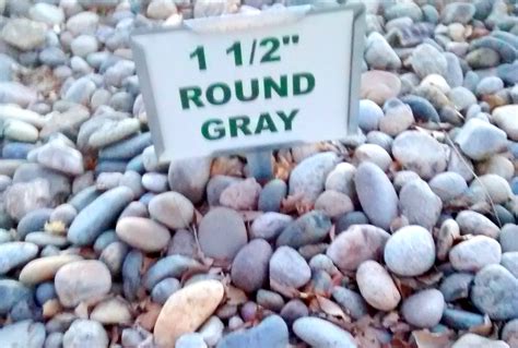 Round Gray Gravel 1 And 1 Half Inch Albert Montano Sand