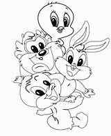 Looney Tunes Pages Printable Coloring Baby Template Templates sketch template