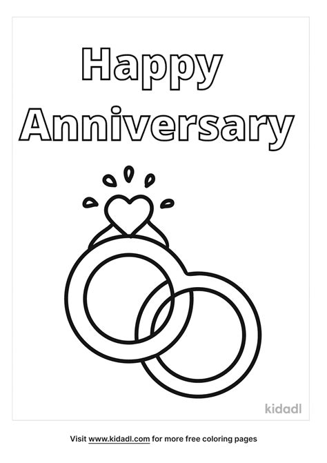 elegant collection happy anniversary coloring pages