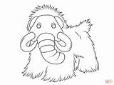 Webkinz Mammoth Mamut Kolorowanki Adults Coloringbay sketch template