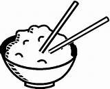 Rice Clipart Outline Bowl Clip Cliparts Library sketch template