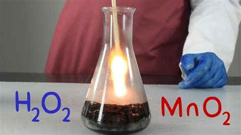 dióxido de manganeso mno2 de una pila descomposición agua oxigenada youtube