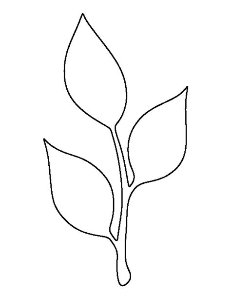 printable stem  leaf template