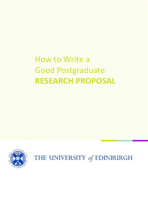 write  good postgraduate research proposal tam hnd