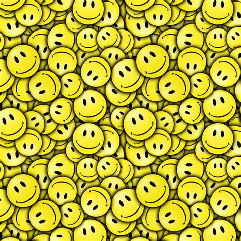 smiley faces pattern