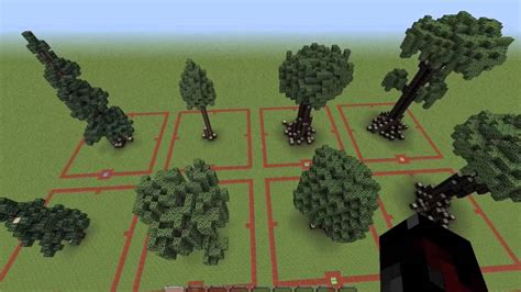 minecraft custom trees  youtube