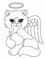 Angel Kitty Cat Drawing Deviantart Getdrawings Stats Downloads sketch template