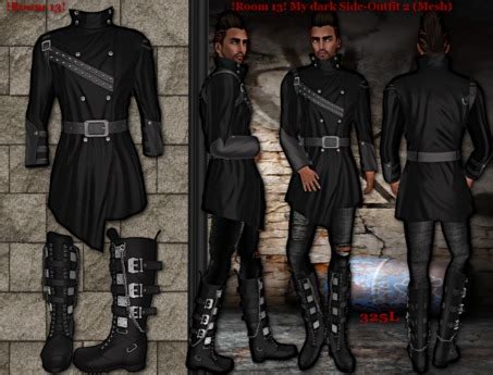 life marketplace room   dark side outfit  mesh