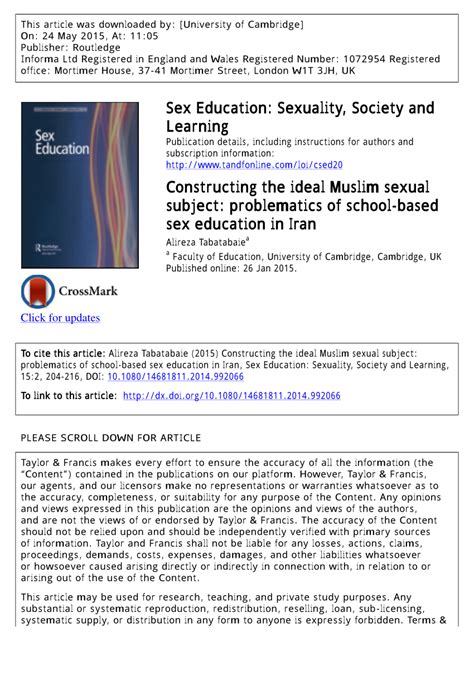 pdf constructing the ideal muslim sexual subject