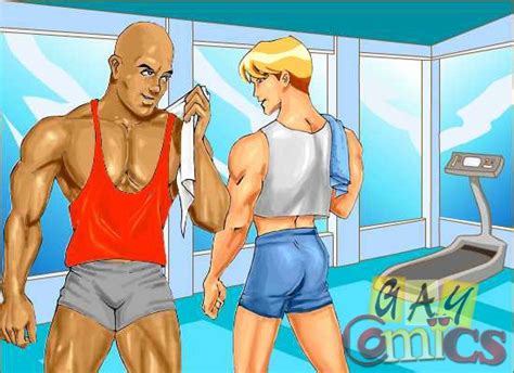 hot free sexy gay cartoons at the gym silver cartoon picture 2
