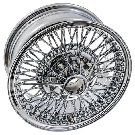 chrome wire wheel  jaguar  stud bolt  fitment wwc ebay
