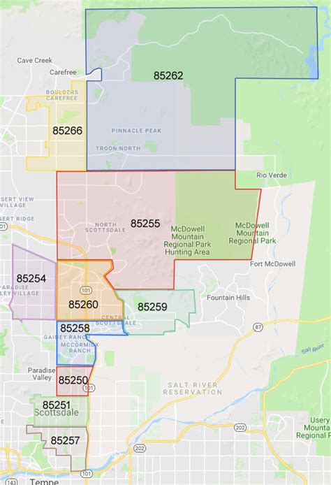 Scottsdale Az Zip Code Map – Map Of The World