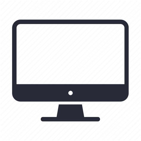 computer monitor pc screen icon   iconfinder