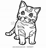 Coloring Cat Grumpy Pages Getcolorings sketch template