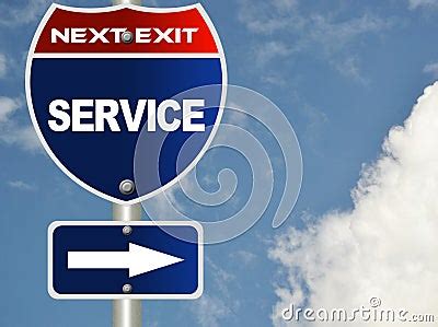 service road sign stock images image