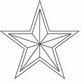 Star Coloring Printable Pages Christmas Bestcoloringpagesforkids Kids sketch template