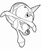 Fingerlings Unicorn Bestcoloringpagesforkids sketch template