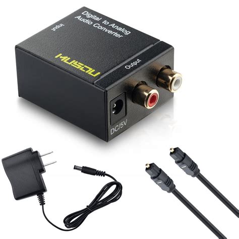 digital optical coax  analog rca audio converter adapter  fiber cable goicefish lupongovph