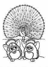 Furby Coloring Pages Kids Beautiful Gif sketch template