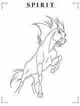 Spirit Coloring Pages Horse Stallion Rain Cimarron Printable Color Drawing Animal Print Kids Colouring Disney Sheets Cheval Leaping Coloringpagesabc Horses sketch template